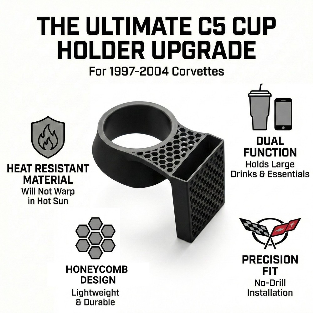 C5 Corvette Cupholder Phone Holder