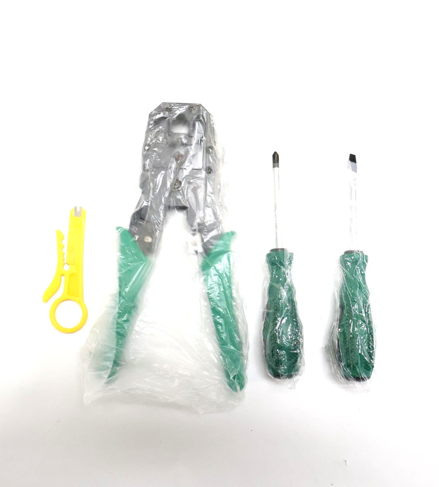 9-in-1 Network Installation & Maintenance Tool Kit w/Box