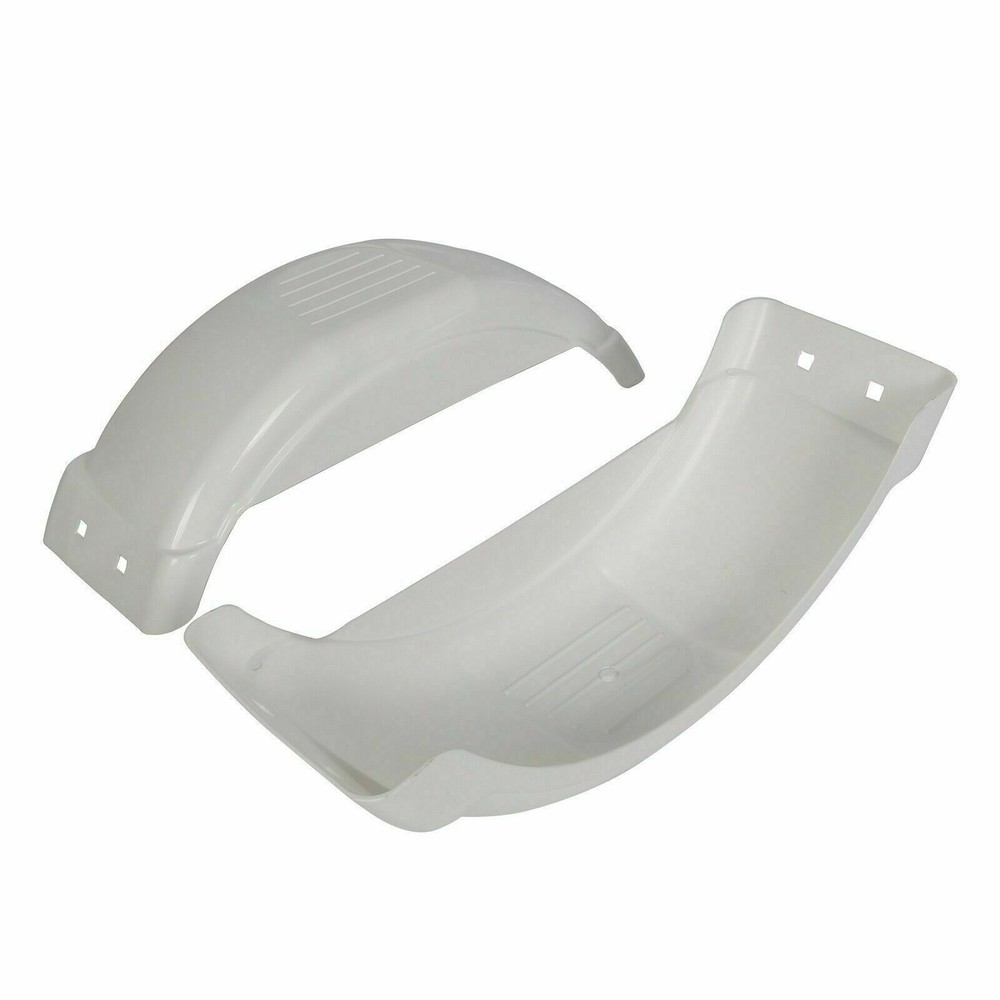 Set of 2 PWC/Jet Single Axle Trailer Fenders w/ Step for 8"-12" Tire Wheel