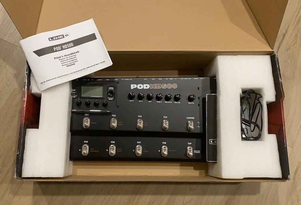 Line 6 POD HD500 Guitar Multi-Effects Processor Amp Simulator Operation Tested
