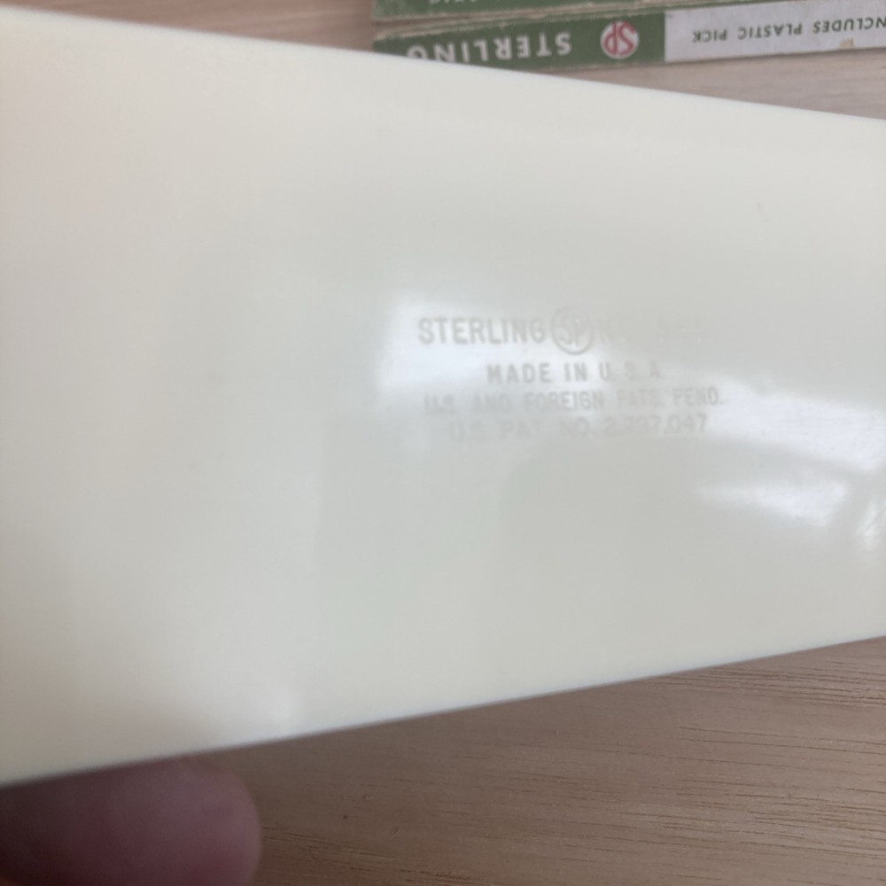 Vtg Automatic Adding Machine 1950s Sterling Add It Adding Machine Box Stylus