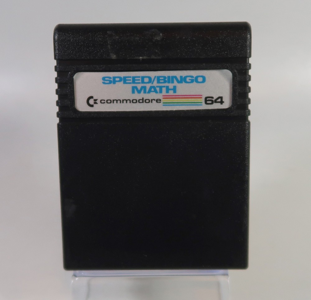 Commodore 64: SPEED / BINGO MATH Cartridge - Tested & WORKS