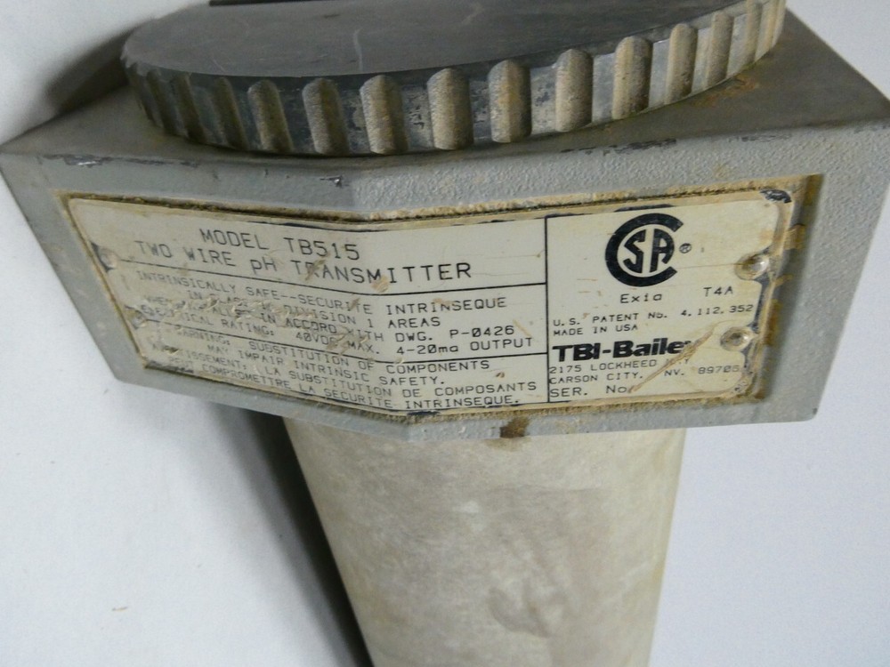 Tbi-bailey TB515 Two Wire Ph Transmitter 40v-dc