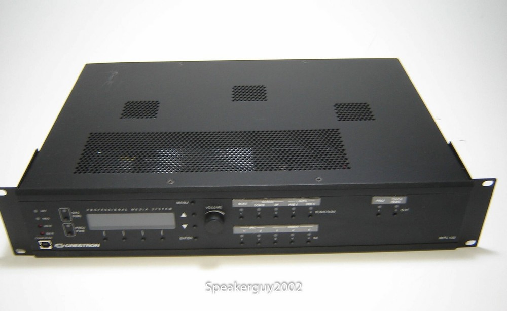 Rack Mountable Crestron MPS-100 / Multimedia Presentation System / 4456891 -- CC
