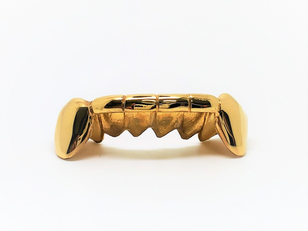925 Solid Sterling Silver Front Bar Tip Covering Custom Hand Made Grill Grillz