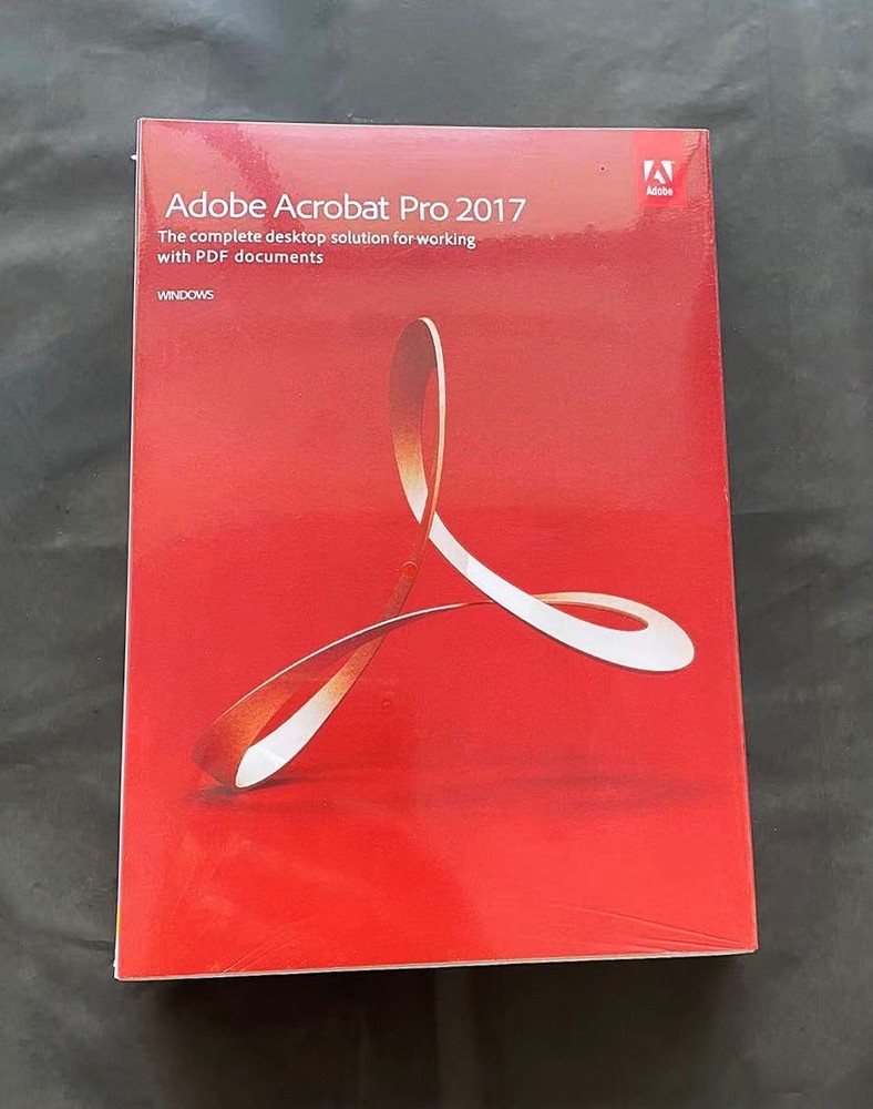 Adobe Acrobat Pro 2017 Full Version | Perpetual License (3 PCs) |DVD Windows New