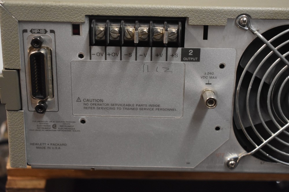 HP HEWLETT PACKARD 6622A SYSTEM DC POWER SUPPLY