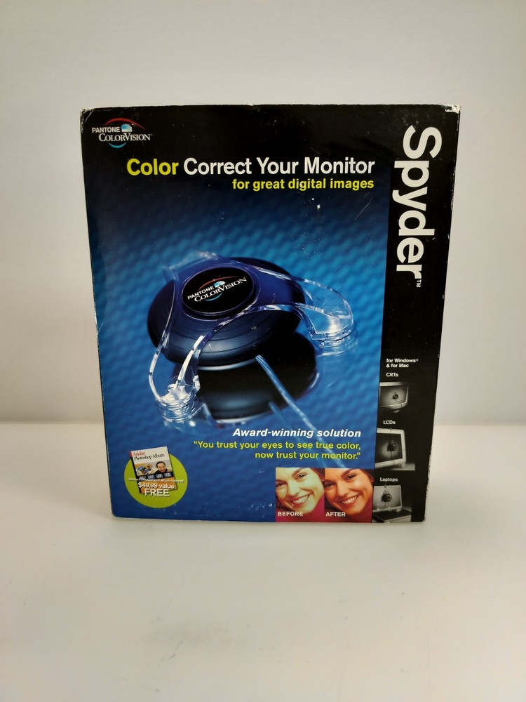 Pantone ColorVision Spyder Pro Install Software. (Excellent) Open Box
