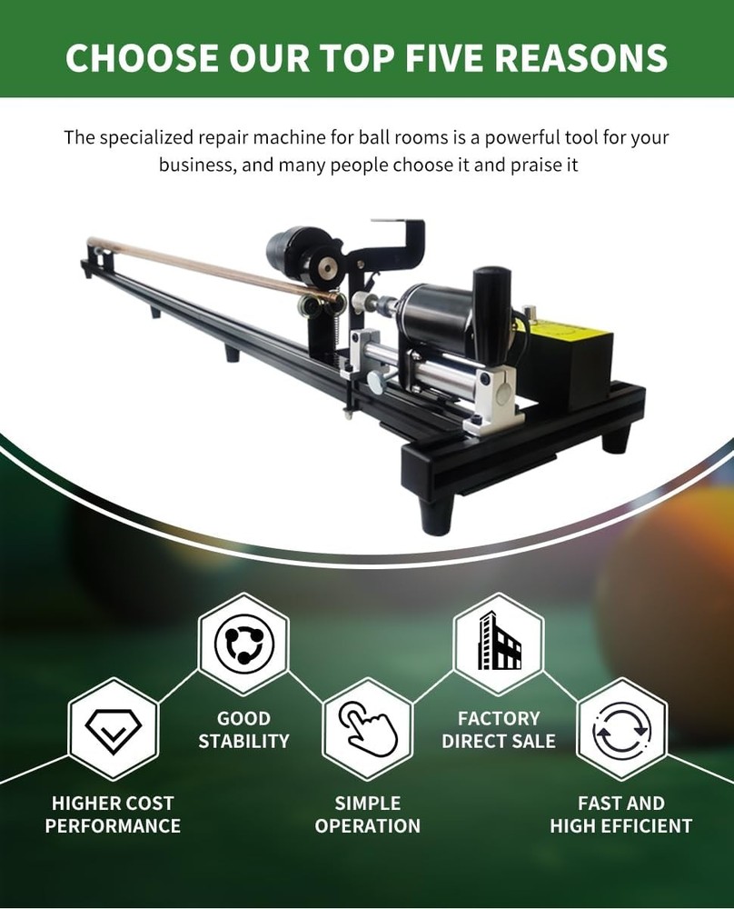 Multi Function Billiard Cue Repair Tool Lathe Kit