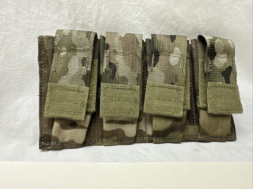 AWS Quad Multicam MOLLE Pistol Magazine Pouch