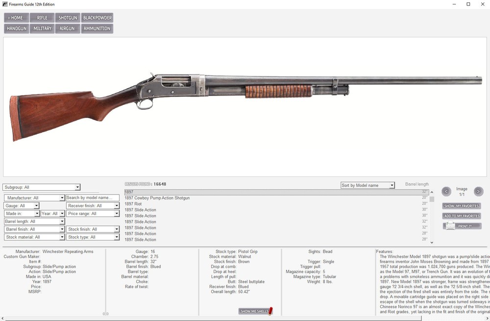 Firearms Guide 16th PRO Edition Flash Drive & Online Combo