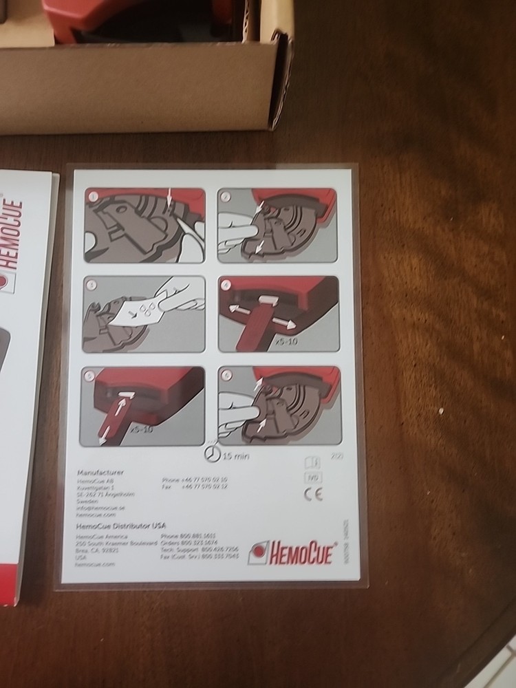 HEMOCUE Glucose 201 Analyzer with AC Adapter