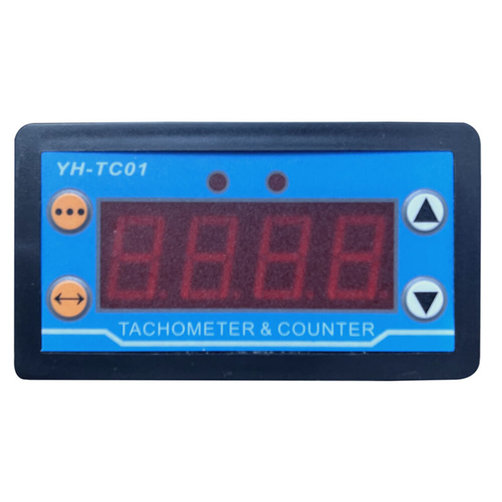 DC 9-24V 4-digit 0.56" Digital Tachometer Sensor Motor Tachometer Meter