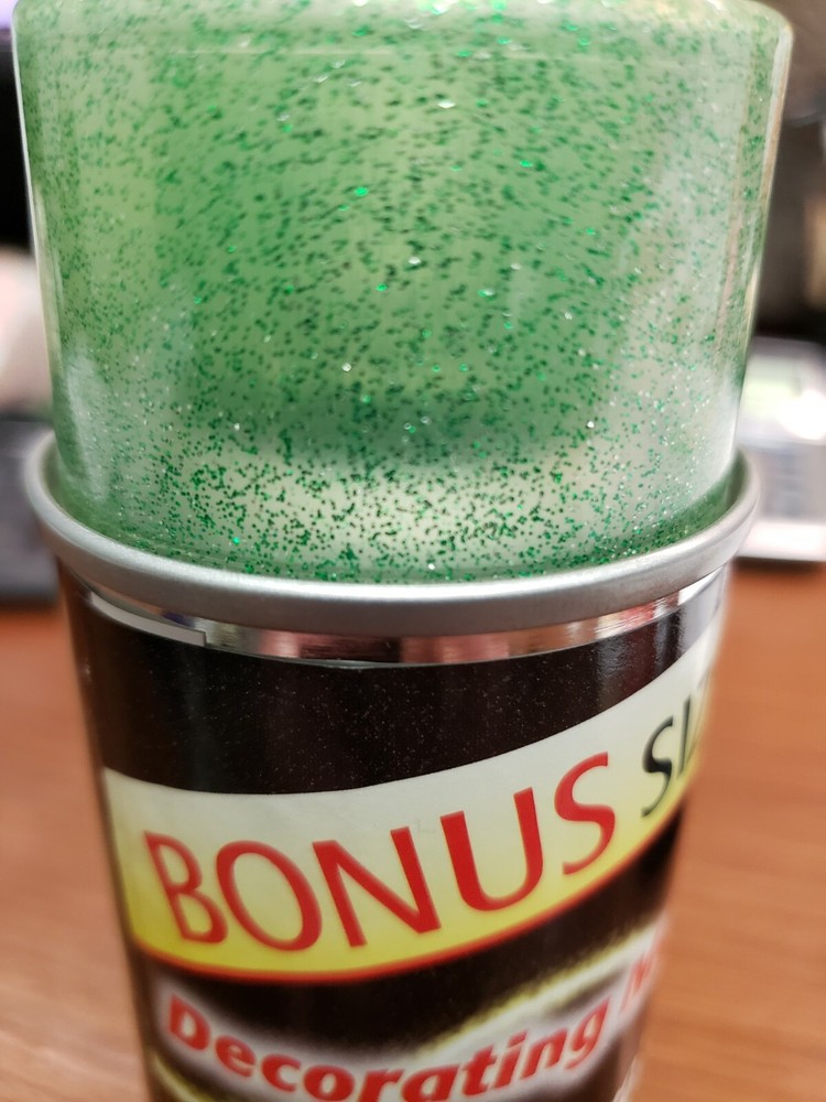 Decorating Magic Spray Glitter Bonus size 6oz GREEN