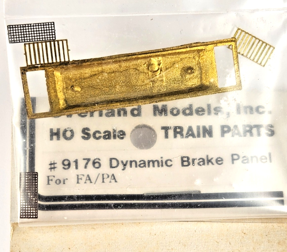 HO Scale Overland Models #9176 Dynamic Brake Panel for FA/PA (1 set/pkg.)