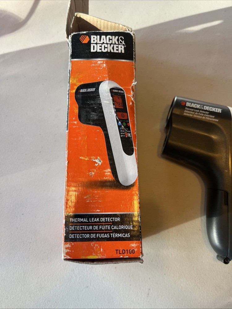 Black & Decker Handheld Thermal Leak Detector TLD100/Open Box