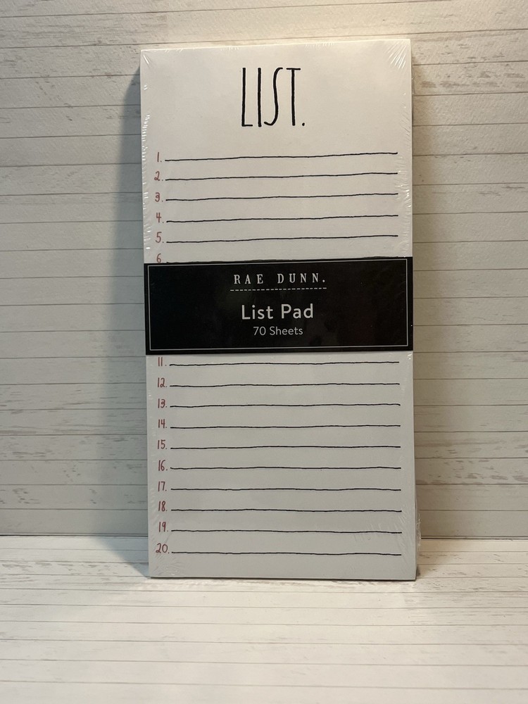 Lot Of Rae Dunn Note Pads (6)