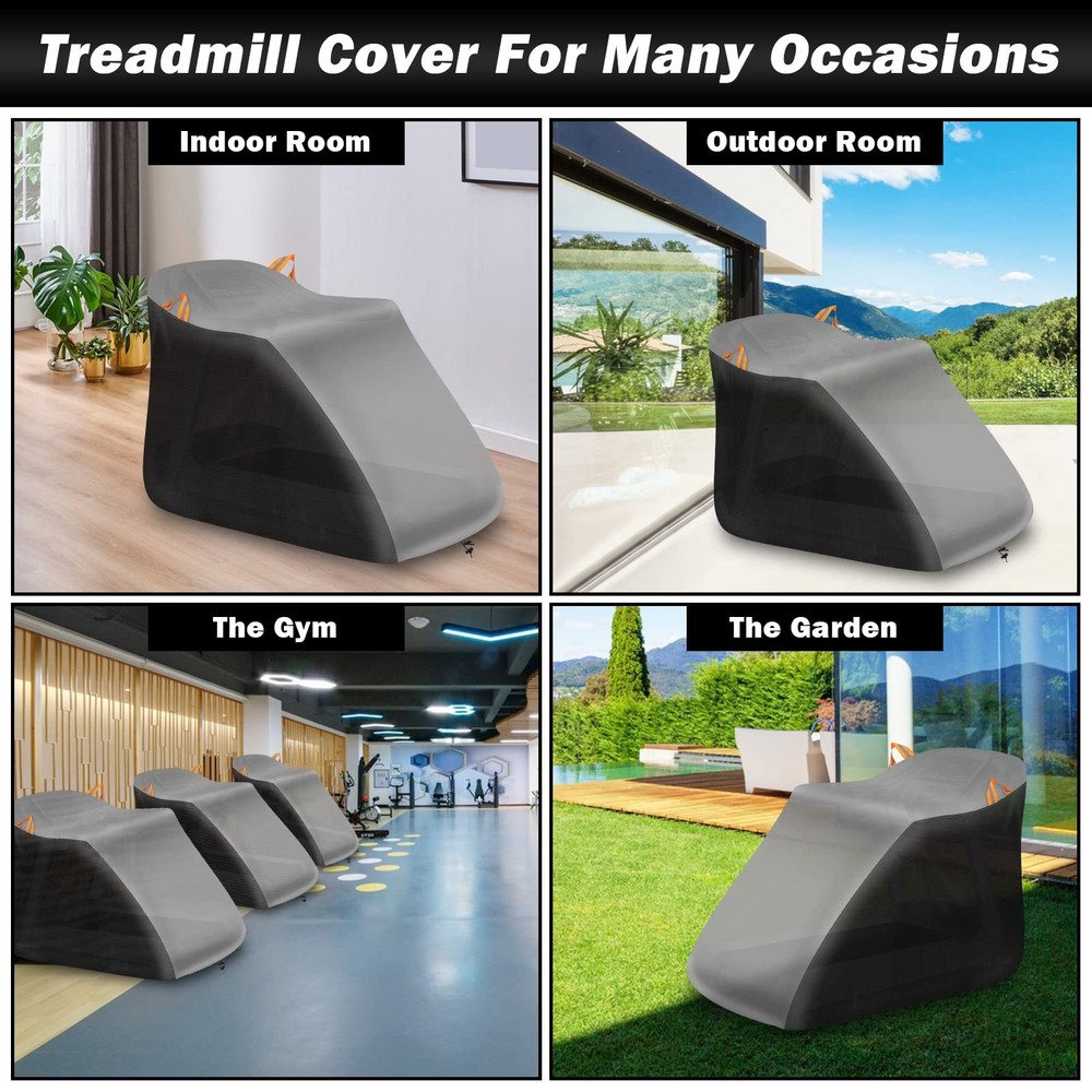 Treadmill Cover Waterproof Dustproof Running Machine Cover Exercise Workout E...