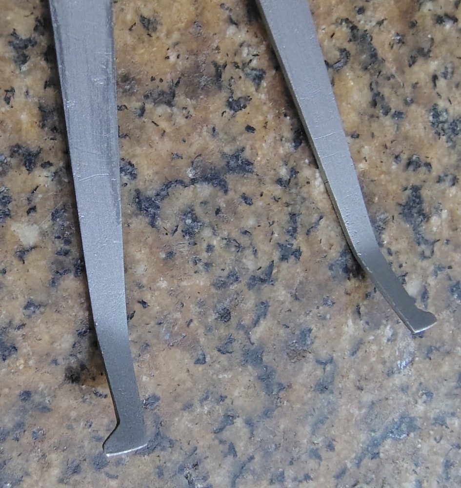 🗽 VINTAGE BENT TIP ID/OD CALIPER 8"