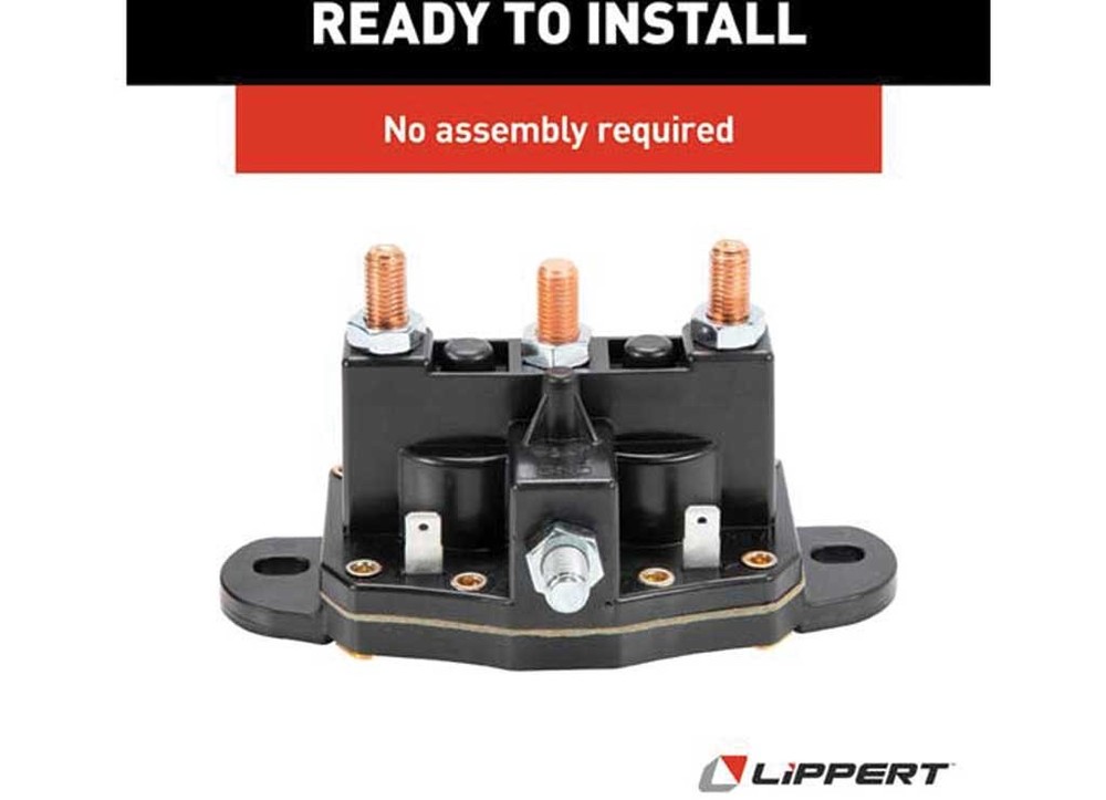 Lippert 118246 Trombetta Solenoid, Silver Posts