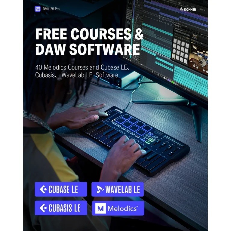Donner DMK-25 PRO MIDI Keyboard Controller