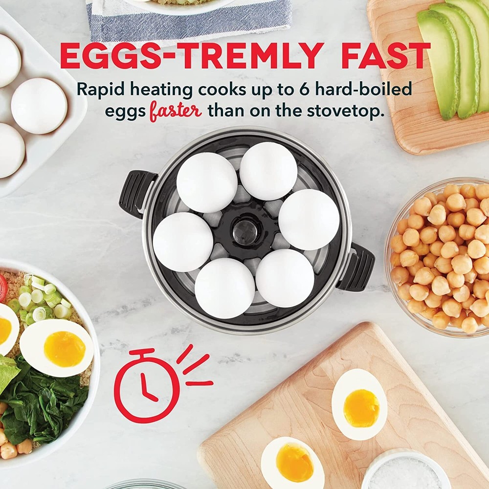 DASH Rapid Egg Cooker: Scrambled Eggs, or Omelets with Auto Shut Off Feature