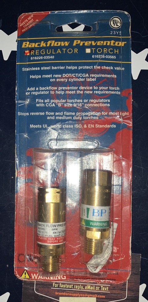 Superflash Backflow Flashback Preventor for Regulators #616226-03540