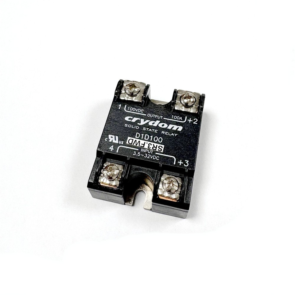 Crydom D1D20 DC OUTPUT PANEL MOUNT SOLID STATE RELAYS 20A 100 VDC NEW