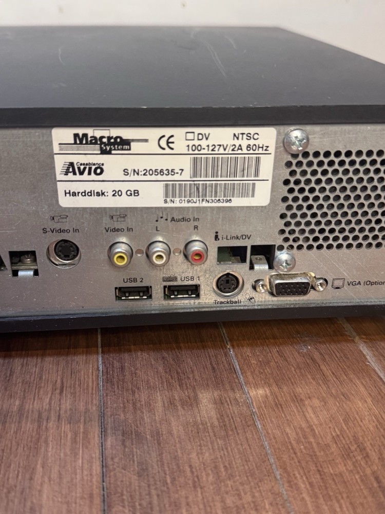 MacroSystem Casablanca Avio Video Editing System USB S-Video VGA DV Console