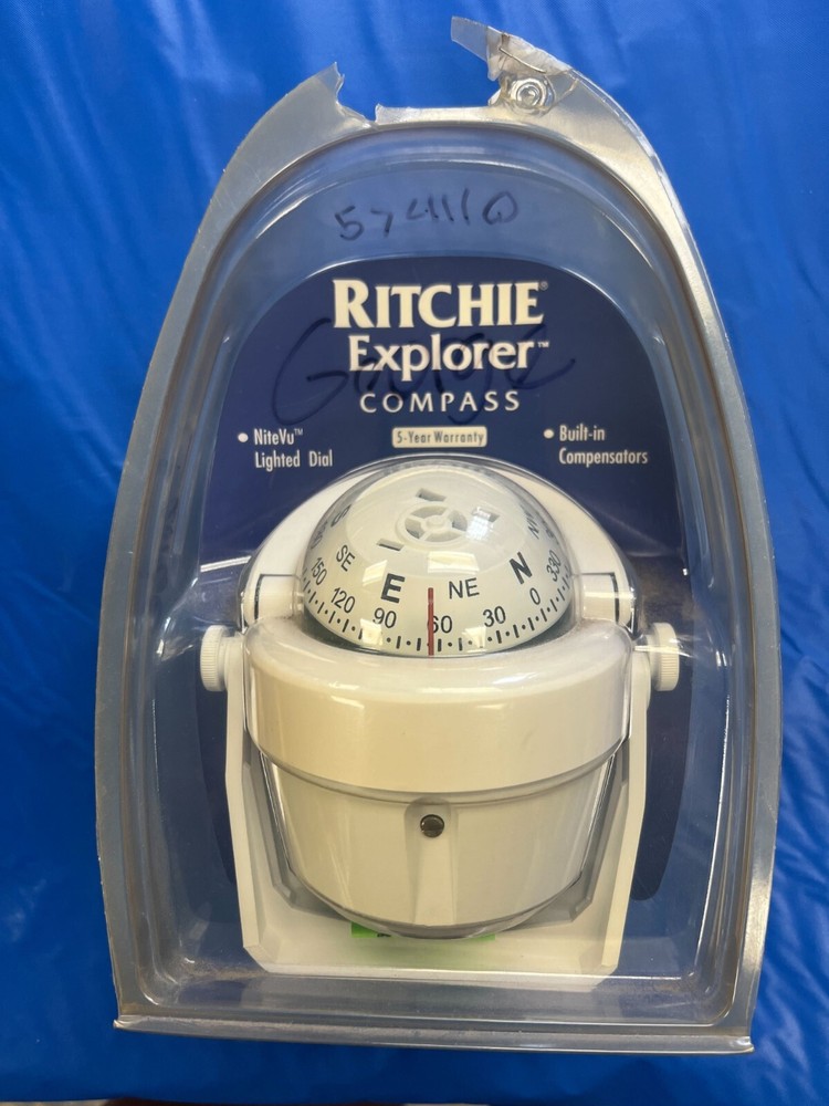 RITCHIE EXPLORER COMPASS EXPLORER BKT WHITE