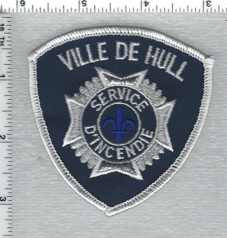 Ville De Hull Fire Department (Quebec, Canada) Shoulder Patch