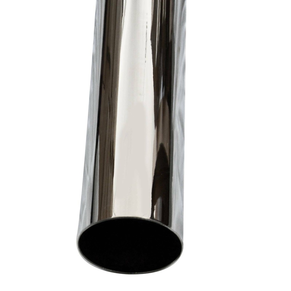 Chrome 4 inch Curved Exhaust 4" OD X 60" Length Stack Pipe 60" longTailpipe