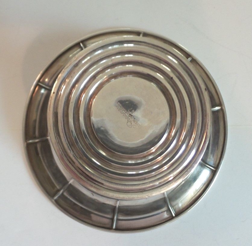 VINTAGE PREISNER STERLING SILVER PEDESTAL COMPOTE / CANDY DISH #37