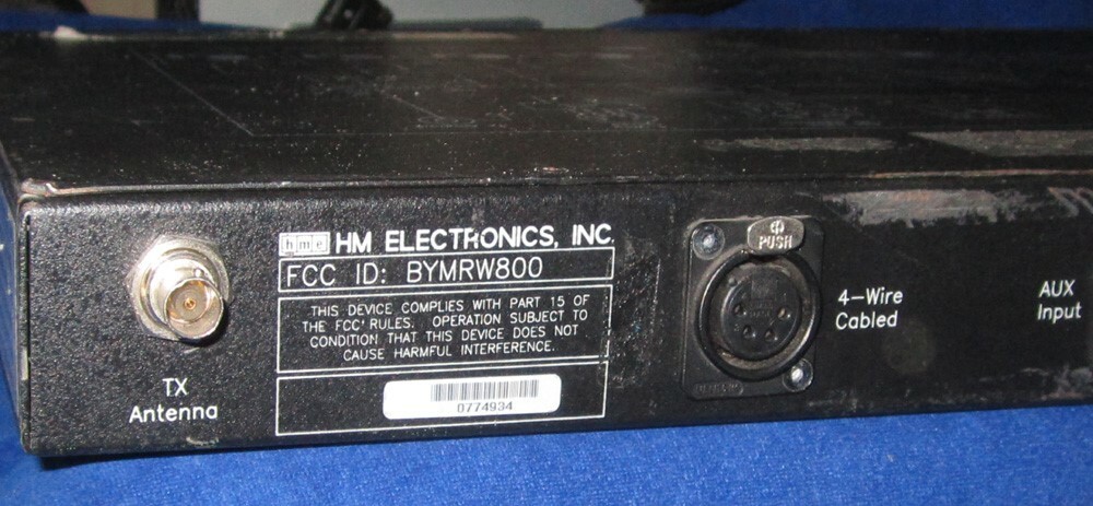 HME RW800 Wireless Intercom System Receiver only