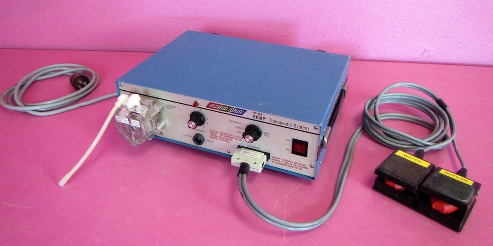 Circon ACMI BC-60B BICAP System ESU Electrosurgical Generator & Footswitch
