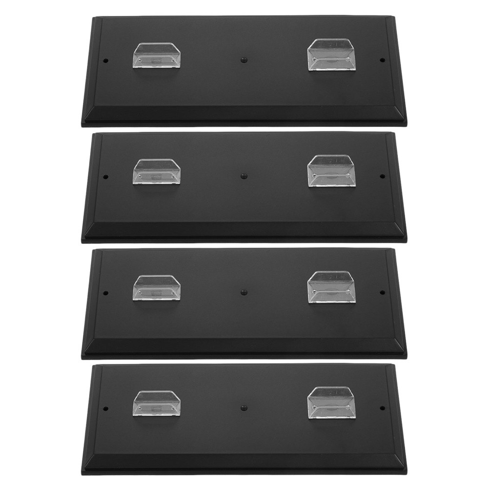 4pcs Plastic Motorcycle Model Holder: 1:12 Display Stand For Model Bikes -