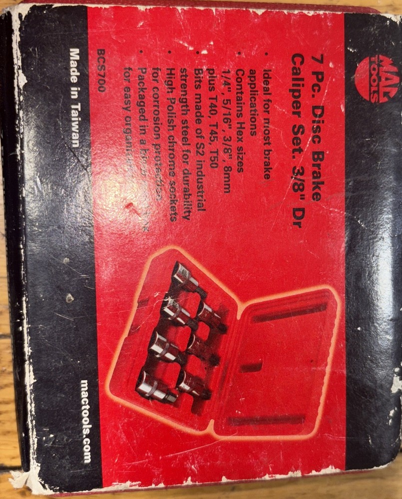 Mac Tools BCS700 Brake Caliper Set 3/8 Drive