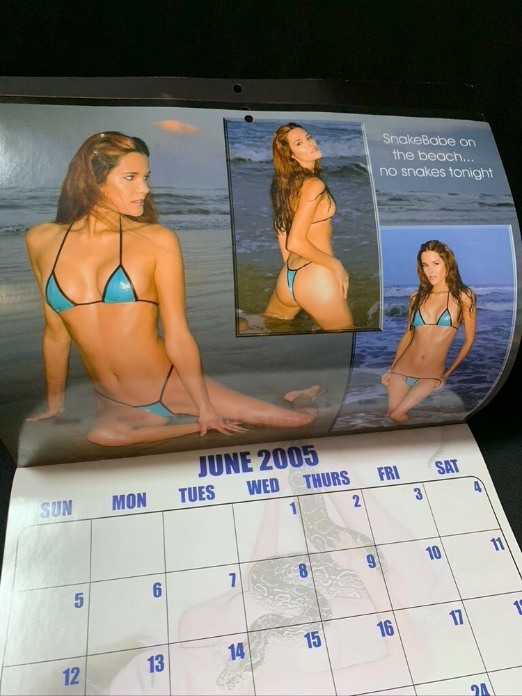 2005 Calendar Autographed Maria the SnakeBabe