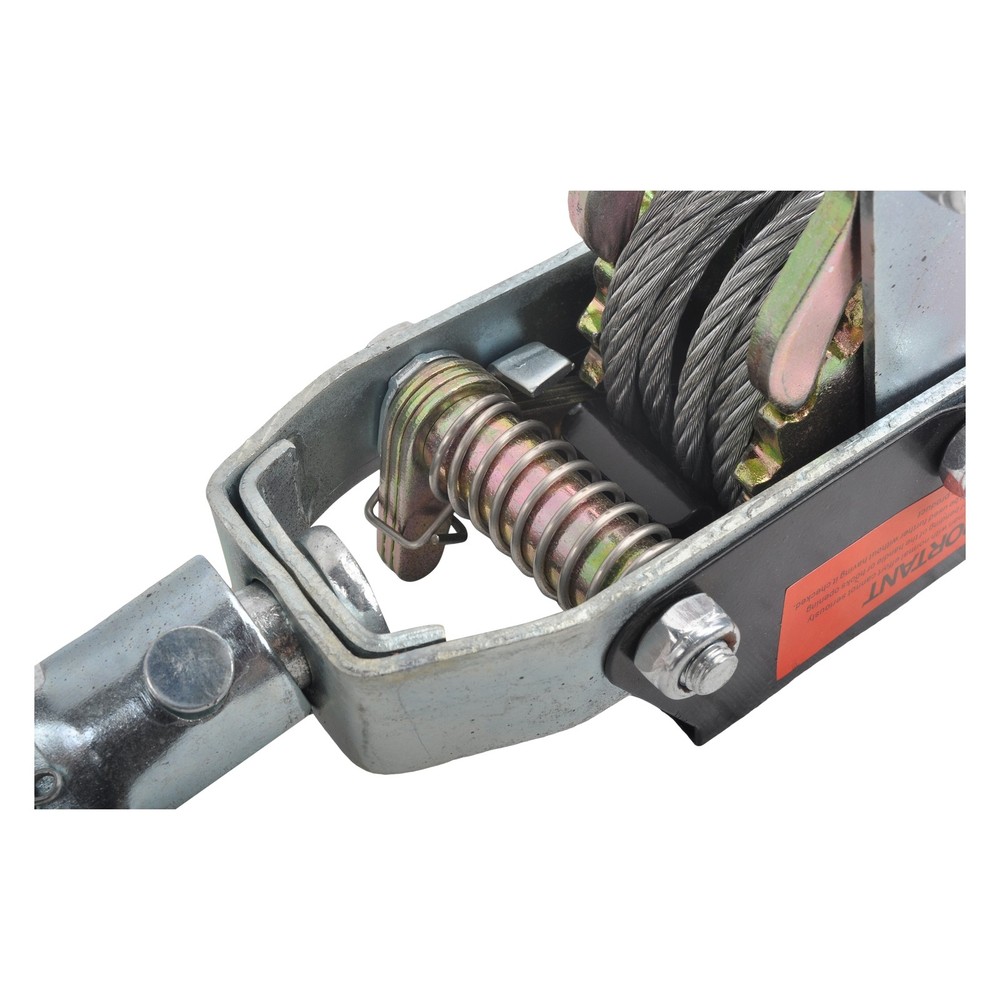 5 Ton 3 Hook Ratchet Come Along Puller & 2'' X 36" Axle Tie Down Strap w/ D Ring