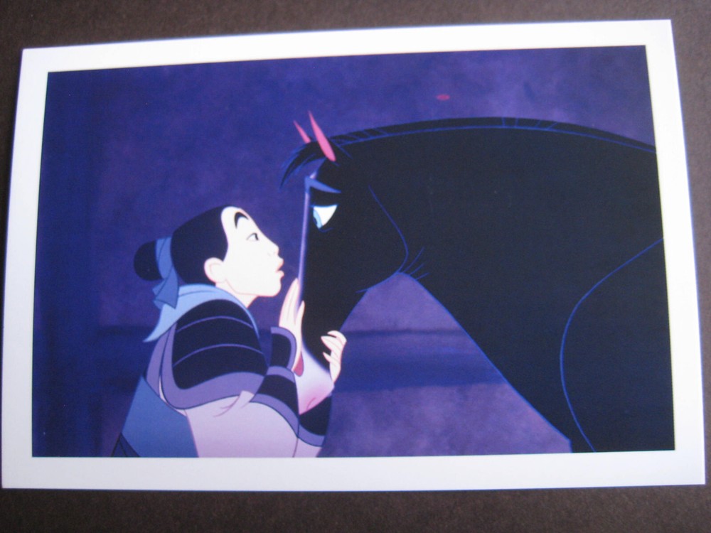 9 UNUSED 2017 Disney Mulan Postcards