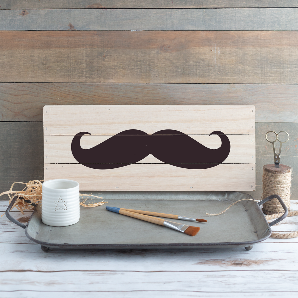 Mustache Stencil - Durable & Reusable Mylar Stencils