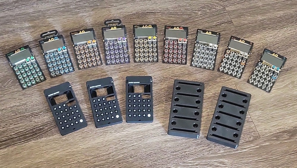 Teenage Engineering Pocket Operator Complete Set with Cases and Stands