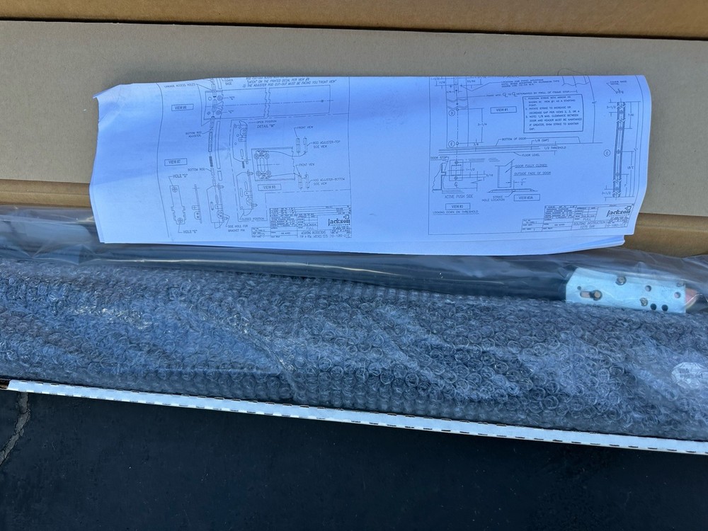 CRL Jackson 1275 Push Pad Surface Vertical Rod Panic Exit Device 36" Dark Bronze