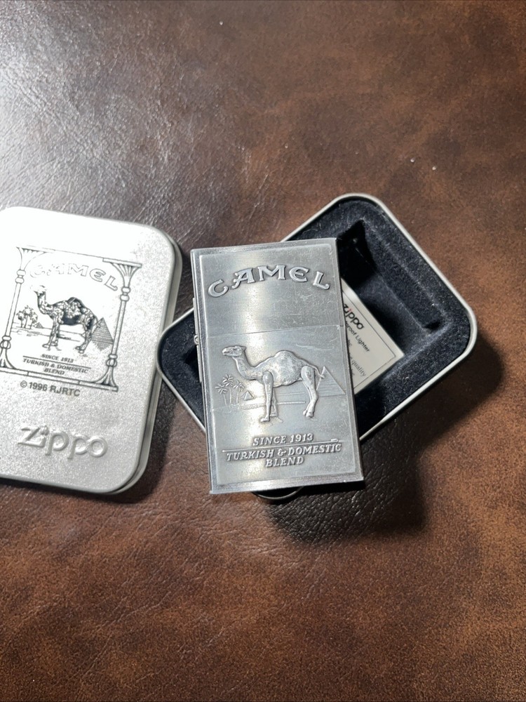 1996 Vintage Camel Zippo Lighter - 1932 Replica - Second Release w/tin case