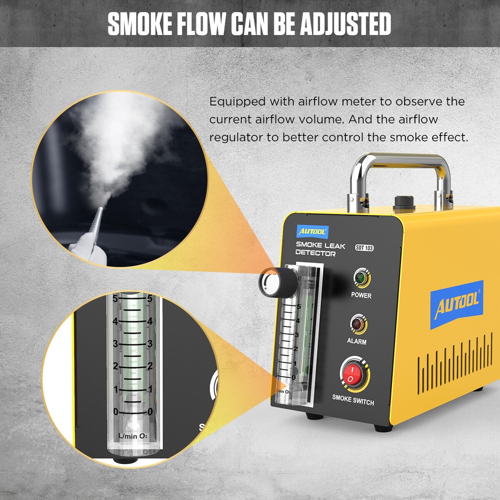Accurate Auto Smoke Leak Detector Quick & Easy Leak Detection EVAP Smoke Machine