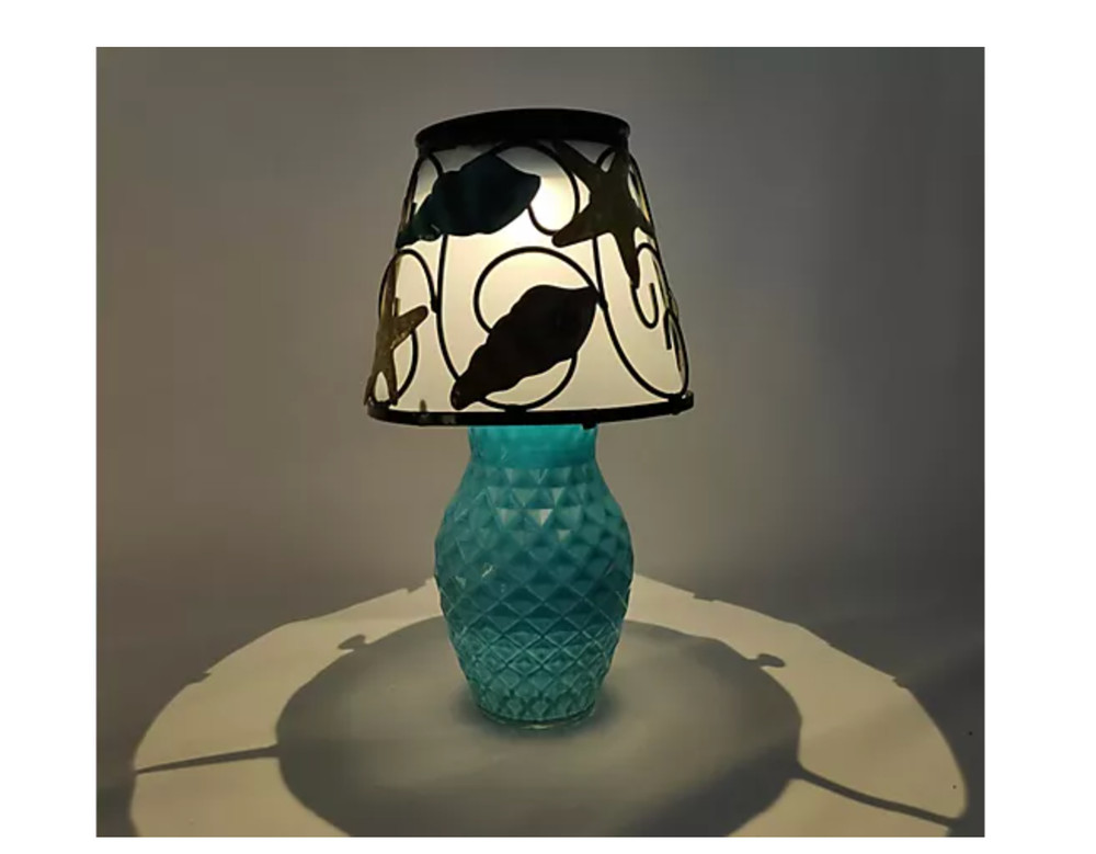 Temp-tations Outdoors Tabletop Solar Lamp