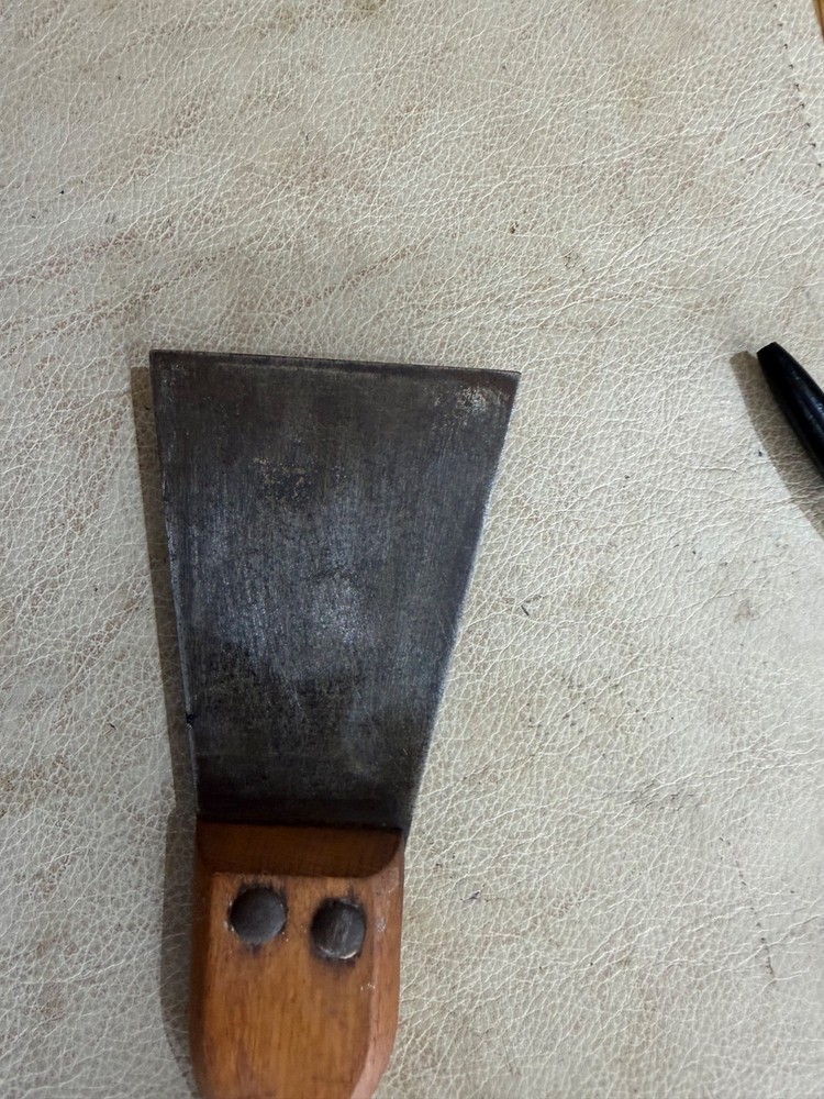 Vintage 4” Wooden Handled Decorators Scraper Tool