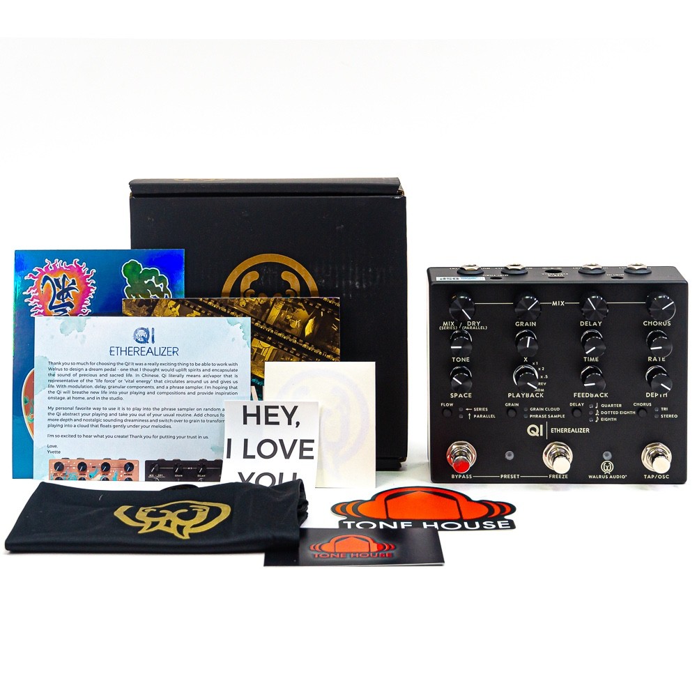 Walrus Audio Qi Etherealizer Multi-Effects Pedal – Black – New