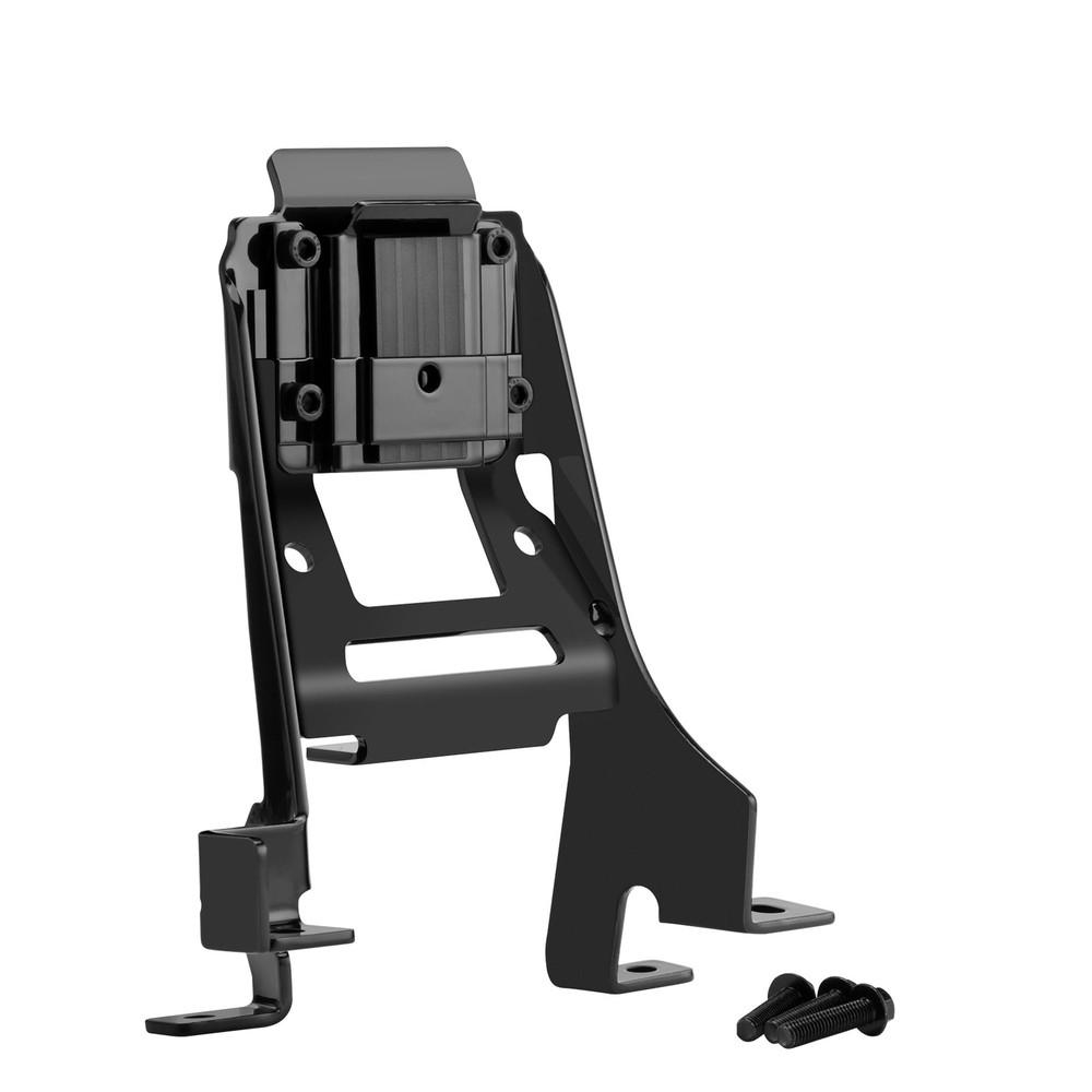 Plug-In Adjustable Studded Driver Backrest w/Mount Bracket For Indian Chieftain
