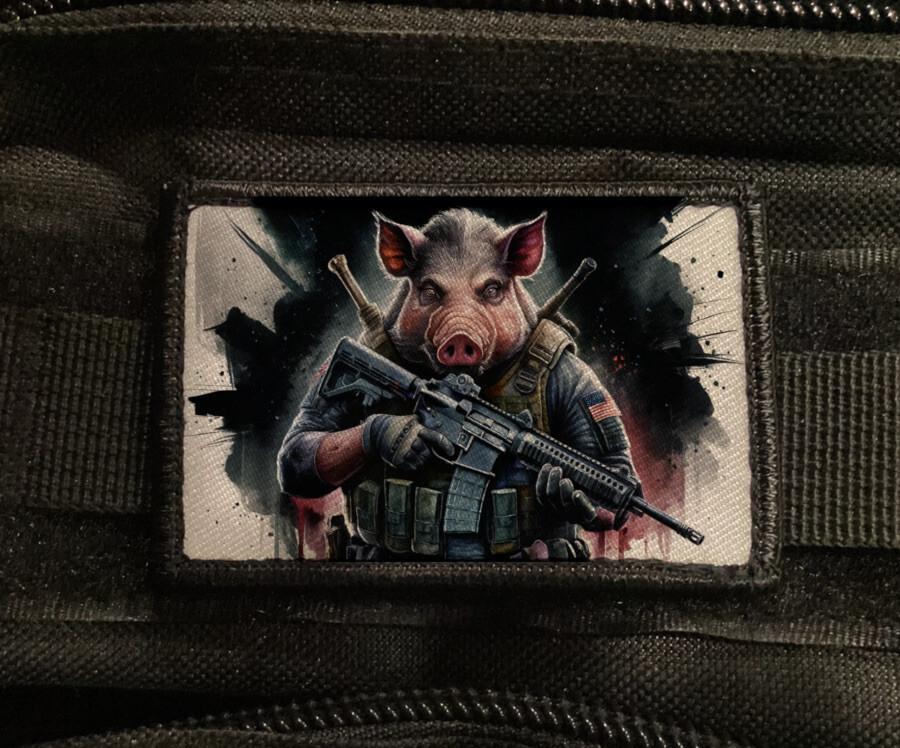 Mystical White Tiger Eyes Patch Morale Tactical Hook [sub]